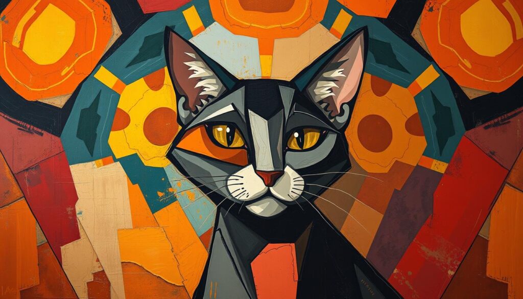 Dora Maar au Chat lukisan kucing abstrak Dora Maar au Chat lukisan kucing abstrak