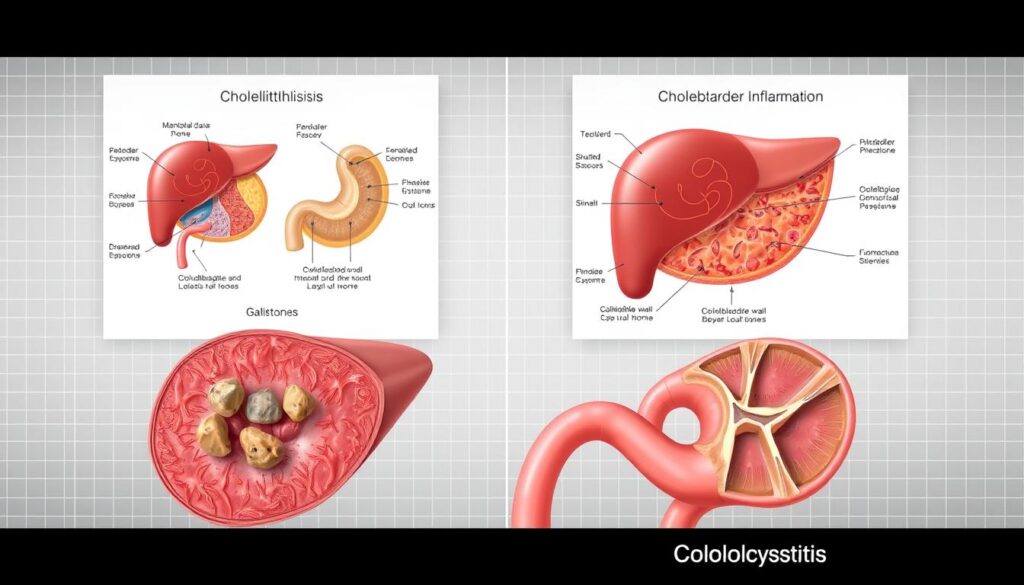 Perbedaan kolesistitis dan kolelitiasis Perbedaan kolesistitis dan kolelitiasis