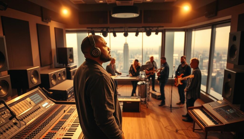 USHER album production process USHER album production process
