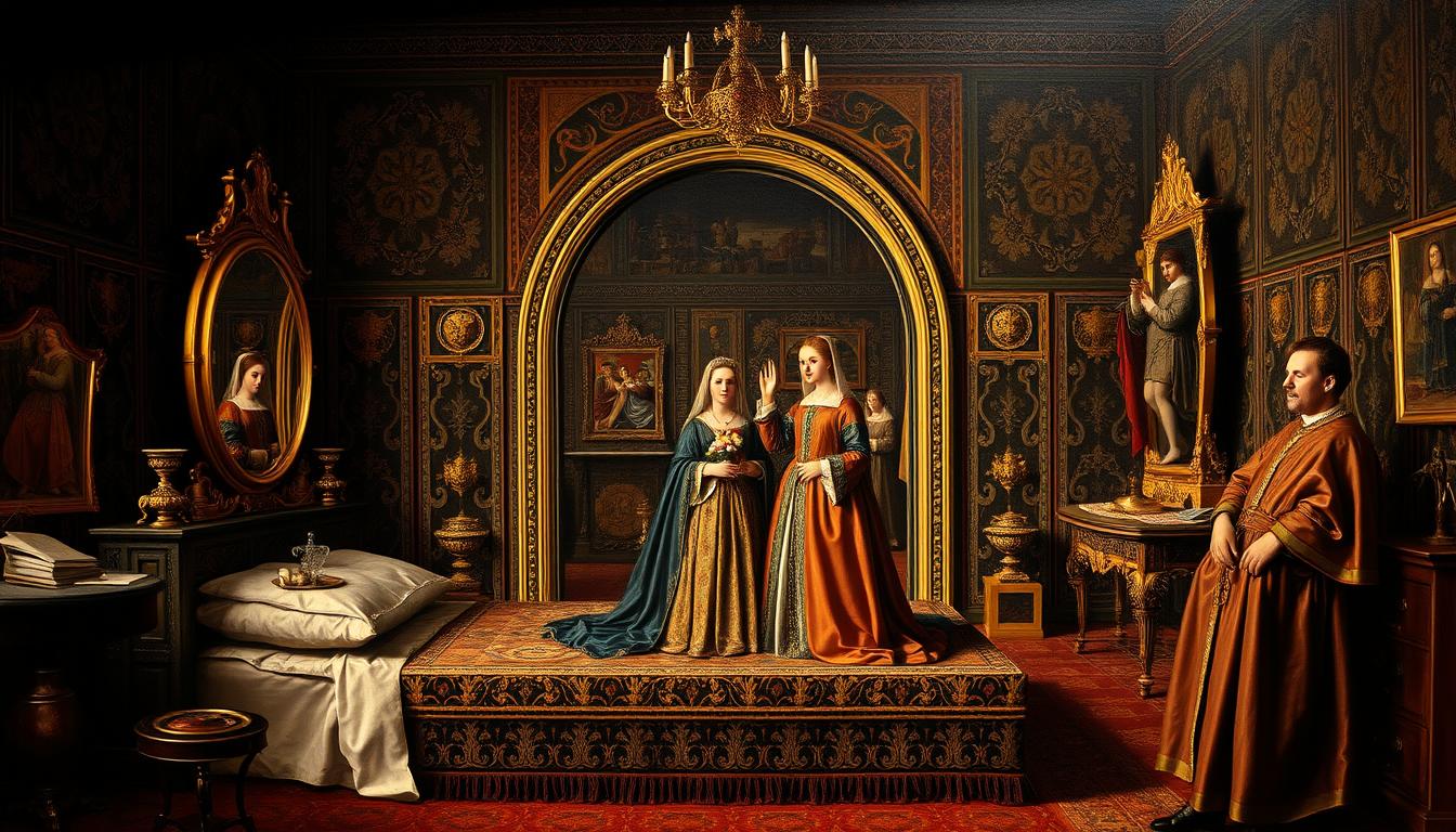 The Arnolfini  Marriage by Jan van Eyck