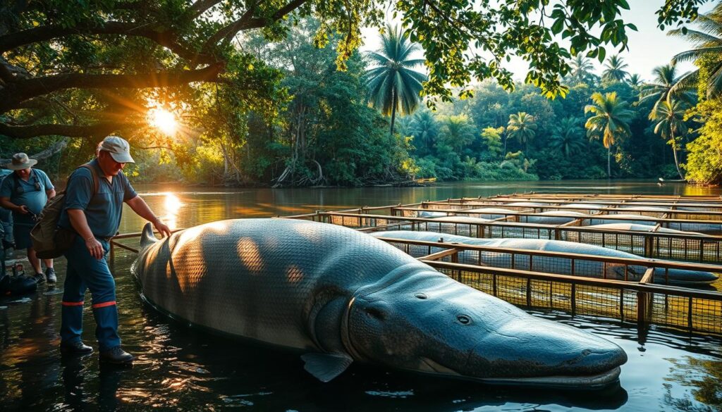 Program Penangkaran Arapaima Program Penangkaran Arapaima